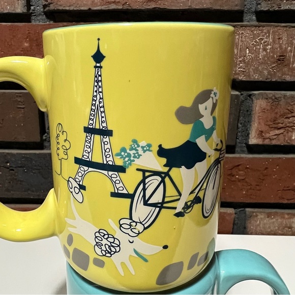 Kitsch n Glam Parisian Paris Mug Set 16oz - Picture 4 of 7